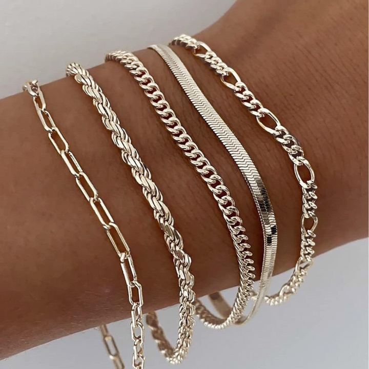 16 Carat Gold Bracelet Set