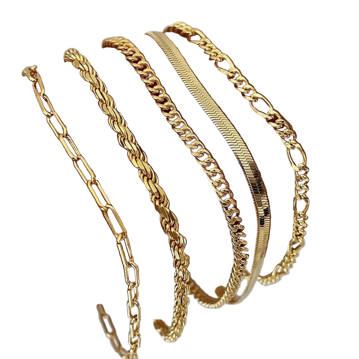 16 Carat Gold Bracelet Set