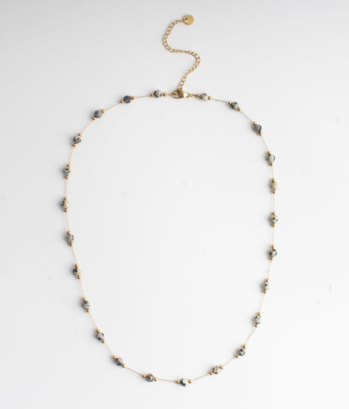 Sophia – Necklace – Natural Stone – Stainless Steel