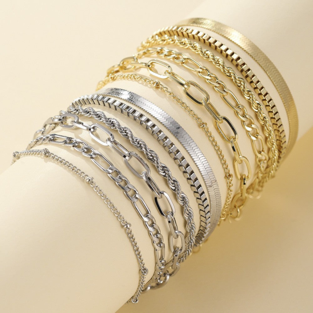 16 Carat Gold Bracelet Set