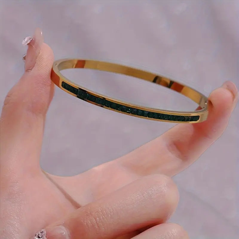 Celestial Green Bracelet | 18K Gold