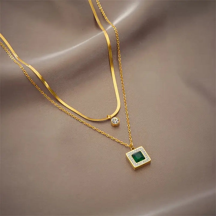 Tirena Valeure Necklace | 18K Gold