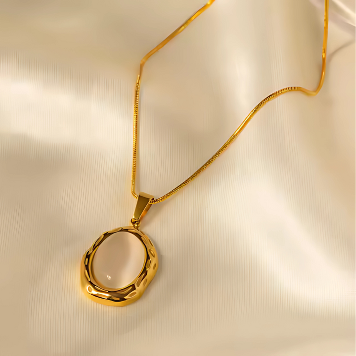 Handmade Opal Necklace | 14 Carat Gold Plated