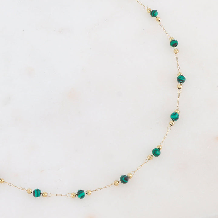 Sophia – Necklace – Natural Stone – Stainless Steel