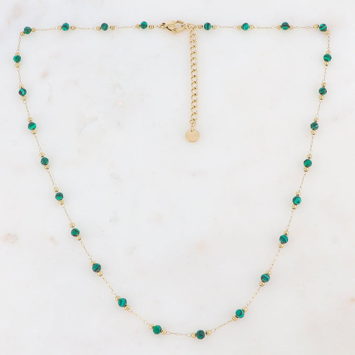 Sophia – Necklace – Natural Stone – Stainless Steel