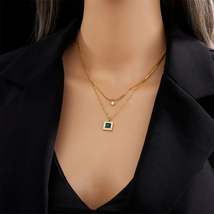 Tirena Valeure Necklace | 18K Gold