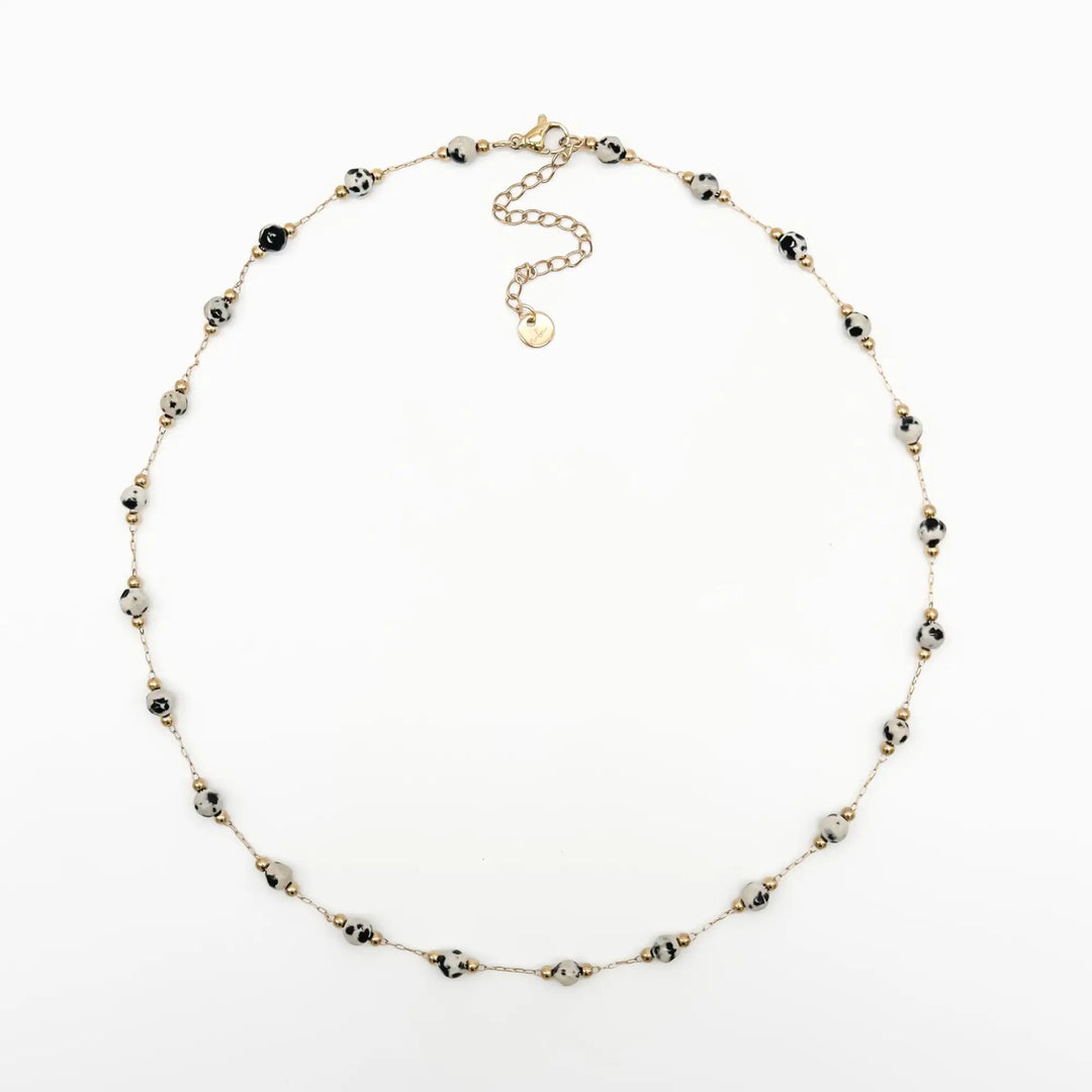 Sophia – Necklace – Natural Stone – Stainless Steel