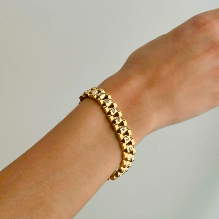 Gladia Bracelet – Gold Watch Style