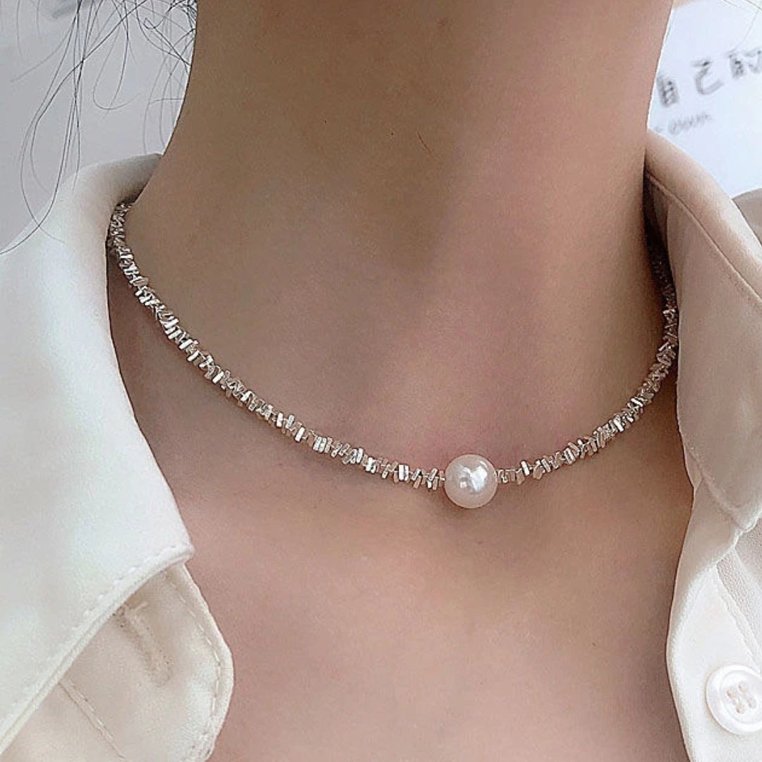 Classic Design – Elegant Pearl Necklace