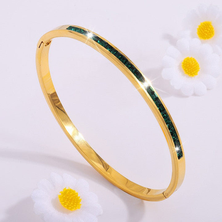 Celestial Green Bracelet | 18K Gold