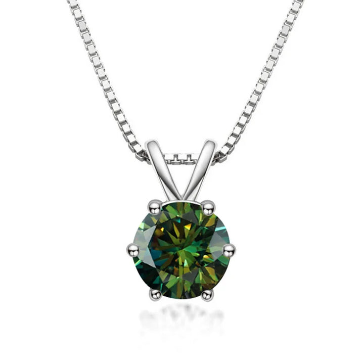 Elegant Moissanite Solitaire Necklace