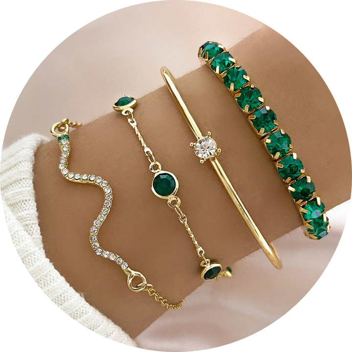 Sorina Feldwyn Bracelet Set | 18K Gold