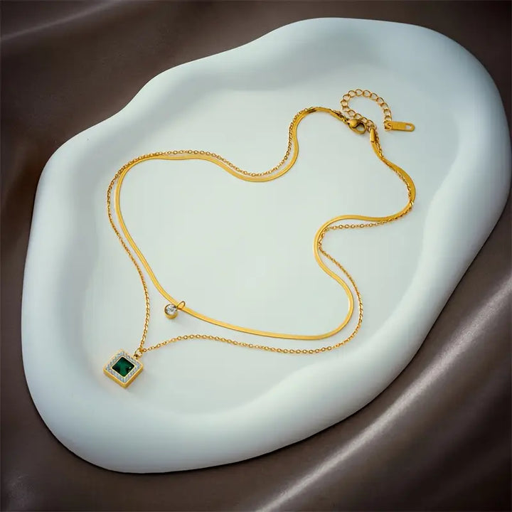 Tirena Valeure Necklace | 18K Gold