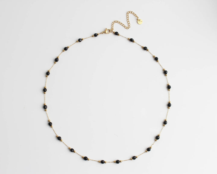 Sophia – Necklace – Natural Stone – Stainless Steel