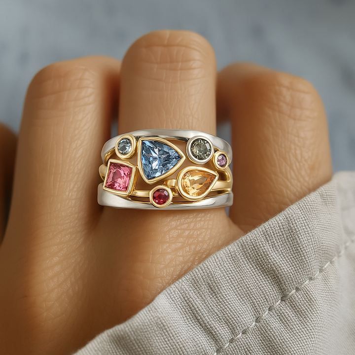 Vintage Bunter Zircon Ring