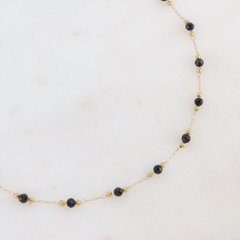 Sophia – Necklace – Natural Stone – Stainless Steel