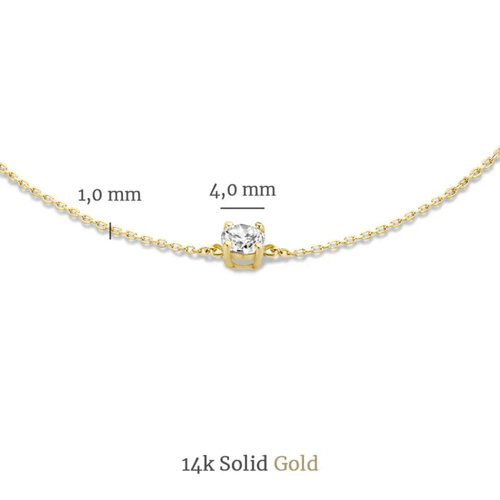 Cléa Moissanite Stone Set | Gold