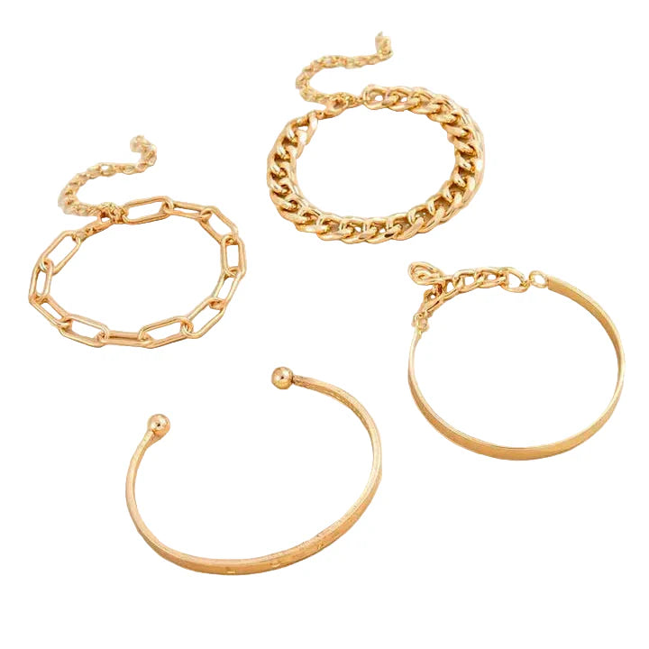 Eva™ | Mercer Bracelet Set in Soft Gold
