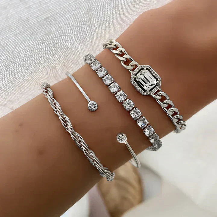 Domitia Calvina - Bracelet Set - Gold